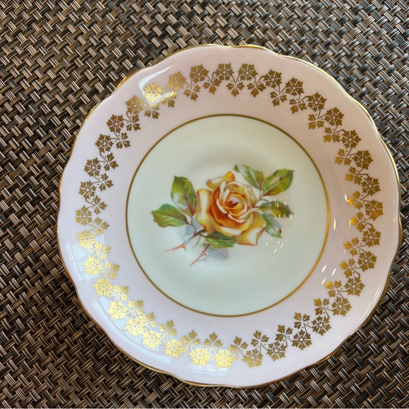 Tea Cup and Saucer. Light Pink Border with Yellow Rose
Center Hammersley Tea - Picture 7 of 11